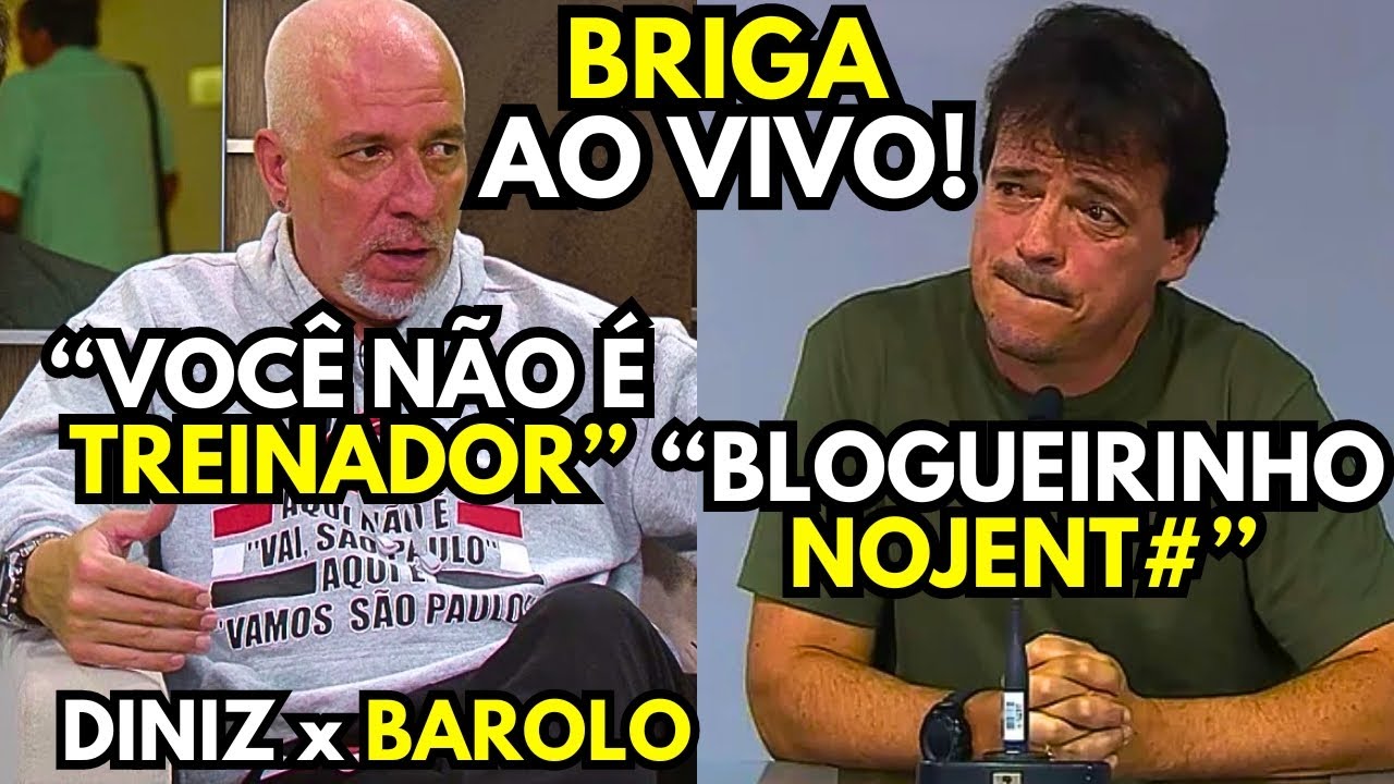 BRIGA AO VIVO! BAROLO CRITICA DINIZ E GERA CONFUSÃO EM PROGRAMA!