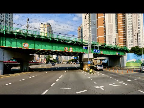 [4K] Clear Day Busan Drive | Gadeok-do - Sasang - Seomyeon - Jeonpo | 98