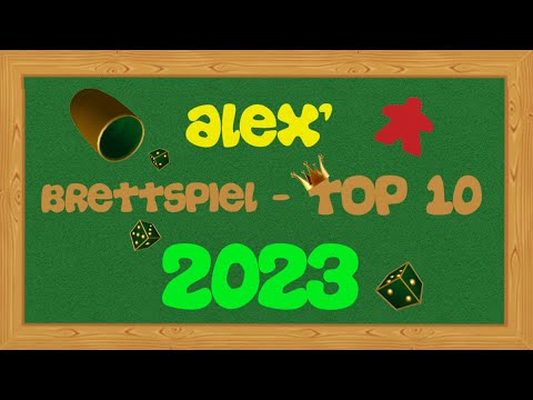 Alex' Top 10 der Brettspiele - April 2023