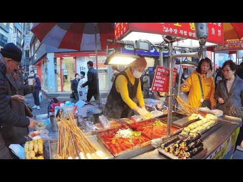 [4K] Walk Busan, paraíso da comida de rua coreana🔥부산 남포동 Busan Nampo-dong, novembro de 2021