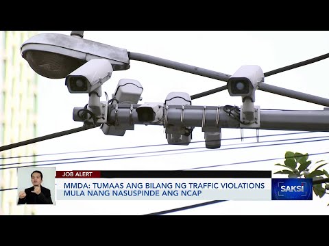 Tumaas ang bilang ng traffic violations mula nang nasuspinde ang NCAP — MMDA Saksi