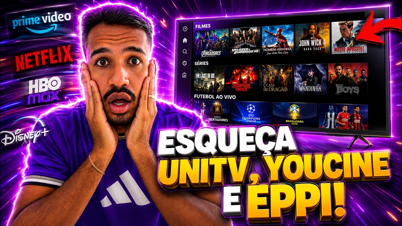 POR ISSO ESTÃO CANCELANDO YOUCINE, E UNITV E BAIXANDO O FZ!