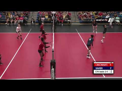 Volleyball Highlights: Cincinnati 3, Xavier 1