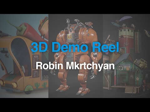 3D Modeling & Texturing Demo reel 2023 - Robin Mkrtchyan