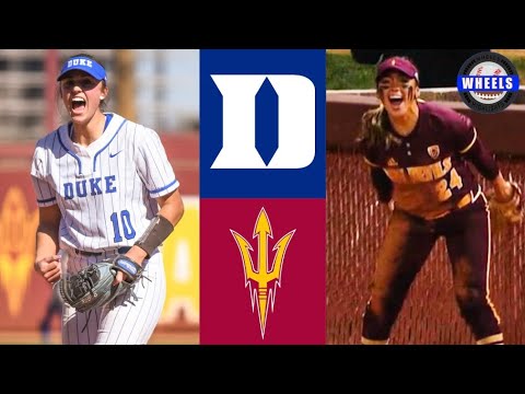 #20 Duke vs #21 Arizona State Highlights (INSANE GAME!) | 2022 College Softball Highlights