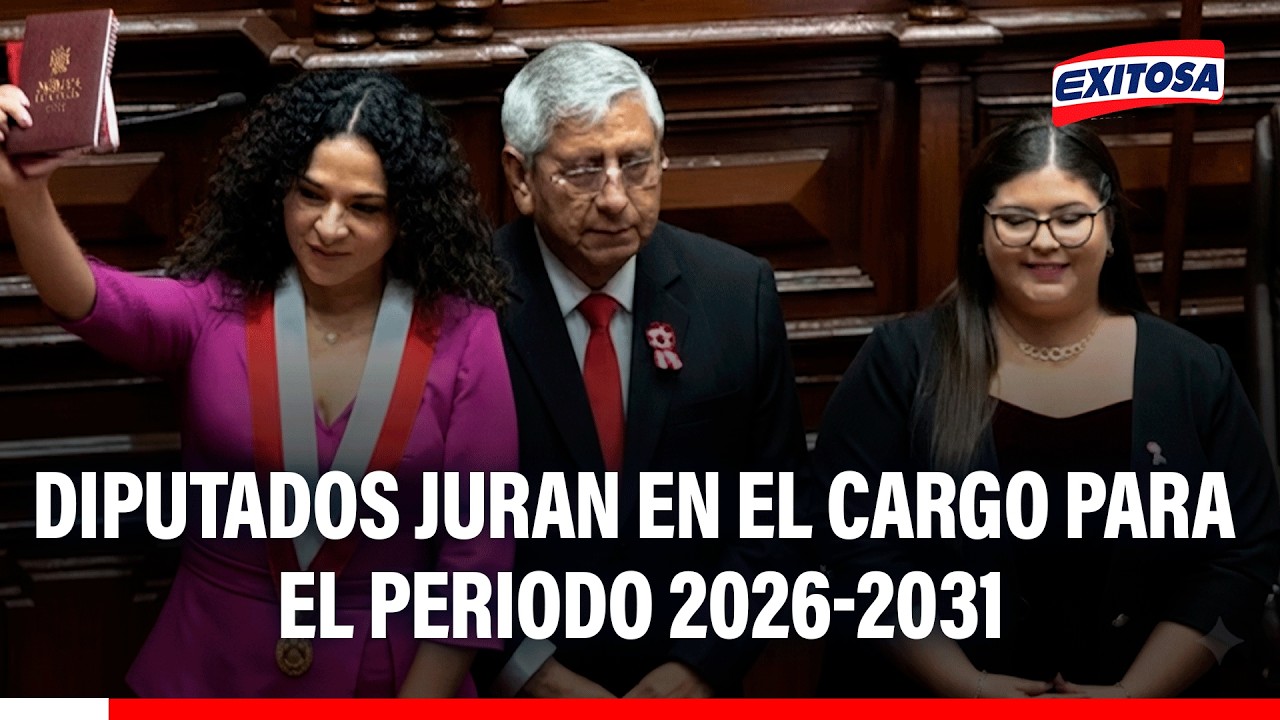 🔴🔵 Comenzó la ceremonia de juramentación de los 130 diputados para el periodo 2026-2031