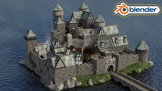 Medieval Castle Keep Kitbash video thumbnail