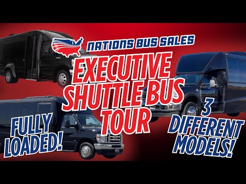 SHUTTLE BUS TOUR! 🚨 Executive Shuttle Bus Tour 🚨 FULLY LOADED!