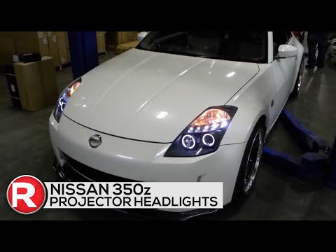 Nissan 350Z Projector Headlights (2003-2005) How to Install + Features Reviews - Spec-D Dual Halo
