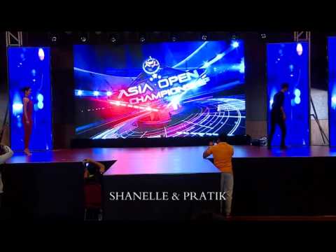 Shanelle and Pratik at IIDC 2106 Competing for Zouk & Kizomba Open Championship