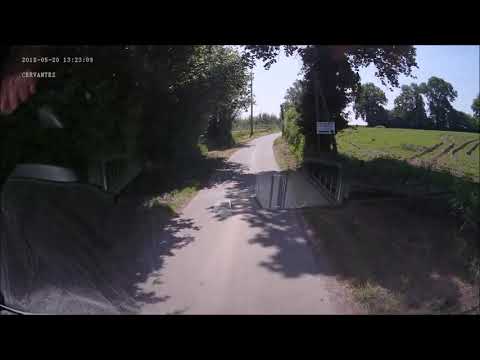 Approach to Ferme de la Butte, (France Passion) NW France. 20/05/18 (N48°51'24.0'' W001°23'38.3'')