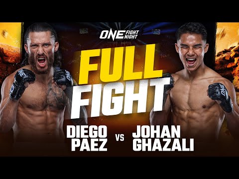 Diego Paez vs. Johan Ghazali | ONE Fight Night 32 Full Fight