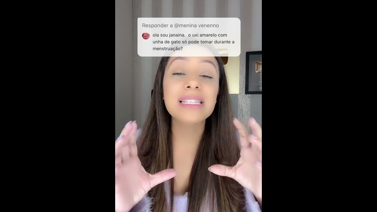 O chá uxi amarelo e unha de gato só pode tomar durante a menstruação