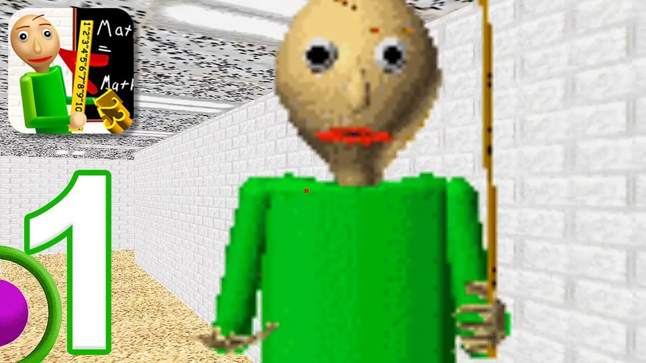 Baldi's Basics in Education - Gameplay Walkthrough Part 1 (iOS)