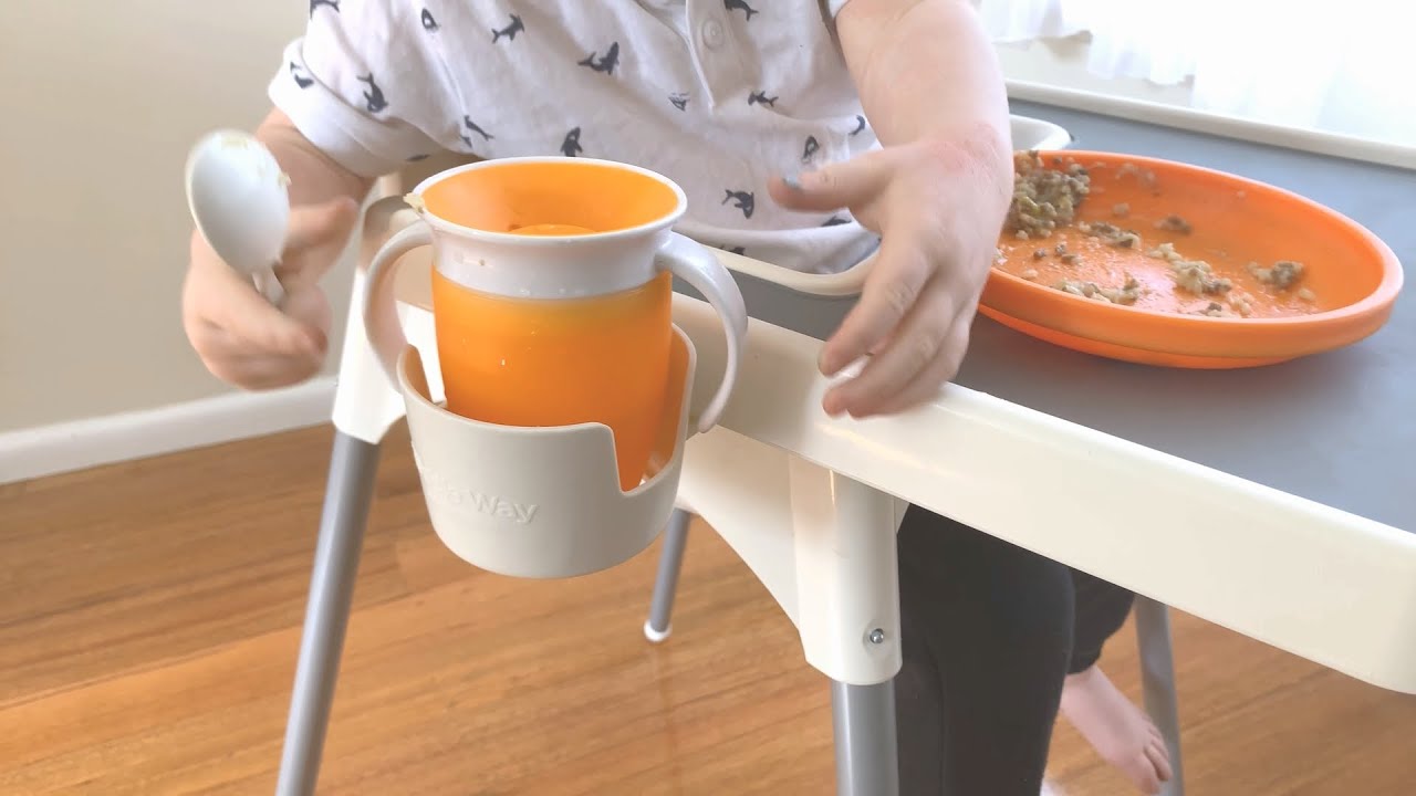Toddle Way - Cup holder for the IKEA Antilop, Target Snacka, Kmart Prandium and BIG W Uno highchairs