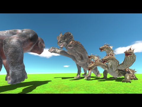 HYDRA BROTHERS vs x8 every unit-Animal Revolt Battle Simulator