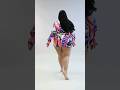 Glamorous Models Lifestyle Curvy Woman In Germaya Short Style Plus Size Women Beauty Fashion