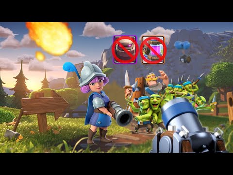 Clash Royale - 3 Quick Golem Games w/ Mortar Bait