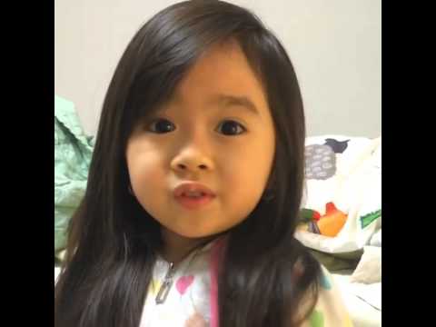 Asian baby says good night Cutest Video Ever!!