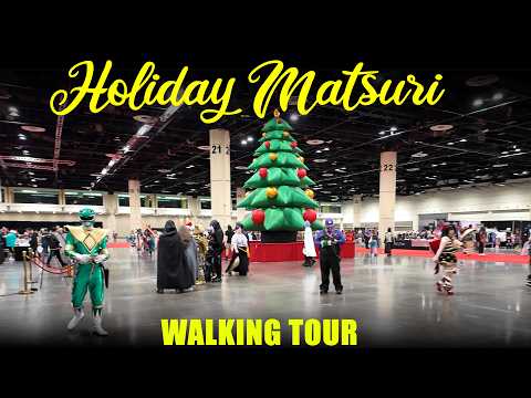 Holiday Matsuri 2024 Full Walkthrough - Florida Anime Christmas Show Floor walkthrough