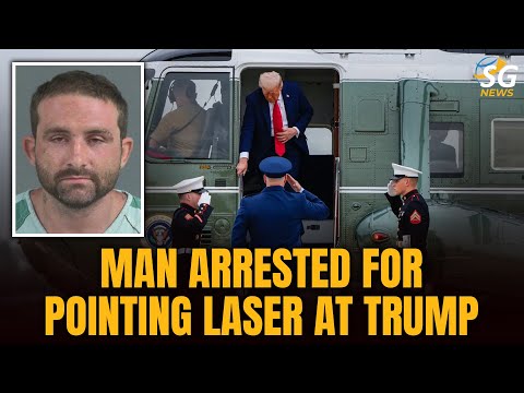 DC MAN ARRESTED FOR AIMING LASER AT MARINE ONE CARRYING PRESIDENT TRUMP, FACES FELONY CHARGE