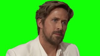 Ryan Gosling’s shocked confused reaction green screen