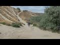 Climbing Sand Hills with a paddle tire on a yz450