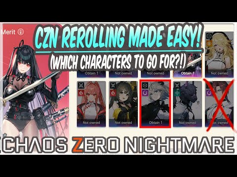 How to Reroll FAST and BEST Units in Chaos Zero Nightmare!