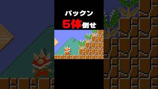 20秒でパックンフラワーを５体倒すコース！！