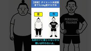 【朗報】ダイエット未経験者でも10kg痩せる方法