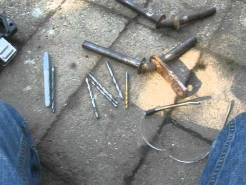 How To drill hardened steel