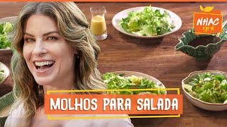 4 OPÇÕES DE MOLHOS PARA SALADA VERDE | Rita Lobo | Cozinha Prática