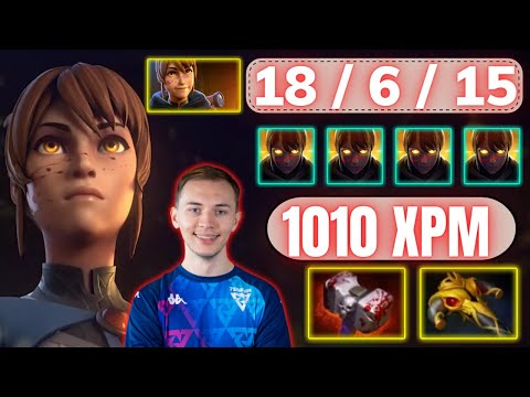 🔥 NINE Marci Midlane Highlights 🔥 1010 XPM Insane 18 KILLS & Rotation - Dota 2