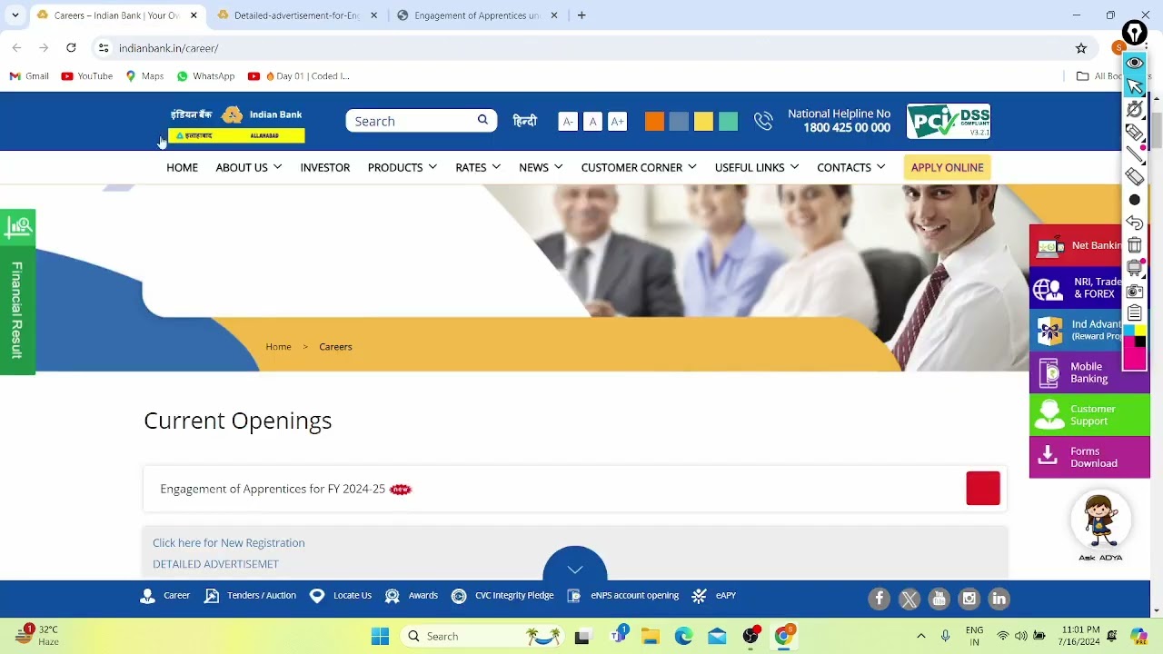 Indian Bank Apprentice Recruitment Form Fill -Up 2024 | 1500+ Posts | All India | Step By Step