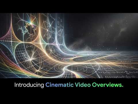 Cinematic Video Overviews 공식 영상 미리보기
