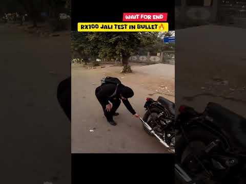 Rx100 Jali Test in Bullet😱🔥