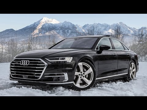 PLAYING IN SNOW - The new 2018/19 AUDI A8 50 TDI QUATTRO (+ interior details)
