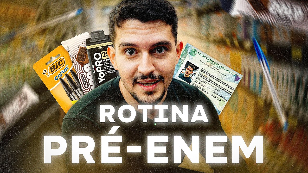 FAÇA ISSO antes do ENEM (vlog)