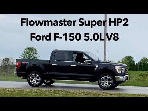 Flowmaster Super HP2 Muffler on 2022 F-150 Coyote 5.0L V8