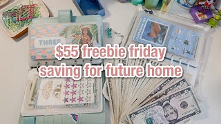 $55 freebie friday | saving for future home & christmas | budgetwithamanda