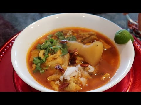RECETA DE MENUDO O PANCITA