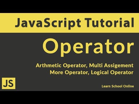Javascript Operator Operator Assignment Operator More Operator Logical Operator