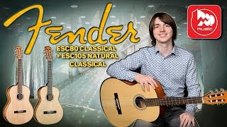 Video thumbnail for FENDER ESC105 (4/4)  + FENDER ESC80 (3/4)   - доступные классические гитары by PopMusicRu