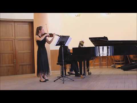M. Ravel Violin Sonata No 2 in G-dur.  Inna Smirnova - violin, Stanislav Kalinin - piano