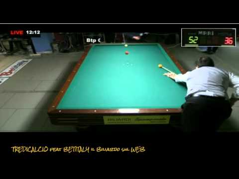 PAOLONI vs SORESINI - 4^PROVA  BILIARDO BTP 2016 COSENZA