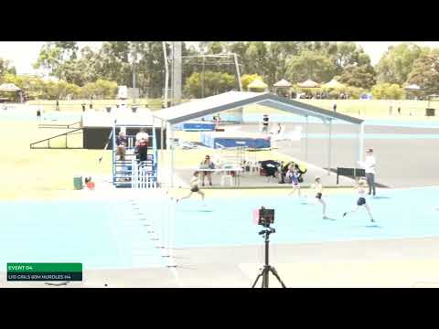 Girls U10 60m Hurdles Heat 4: 2025/26 State Combined Event Championships