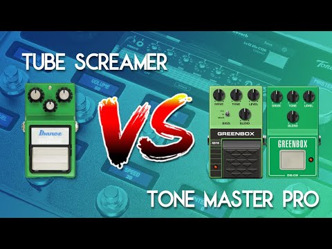 Real vs Modelled Tubescreamer with the Fender Tone Master Pro!