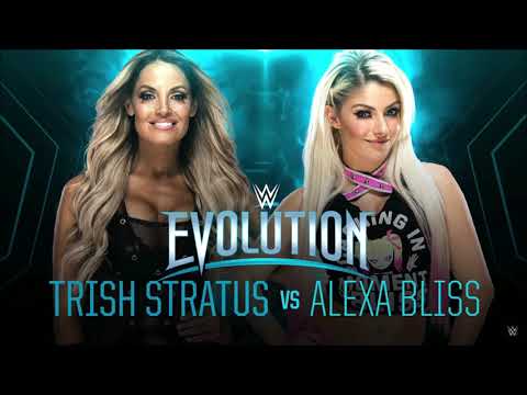 WWE Evolution 2018: Trish Stratus vs. Alexa Bliss - Official Match Card