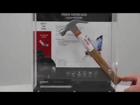 OMP Tempered Glass Screen protector gets hammered