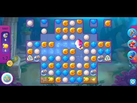 Fishdom. 5487 super hard level no boosters and diamonds